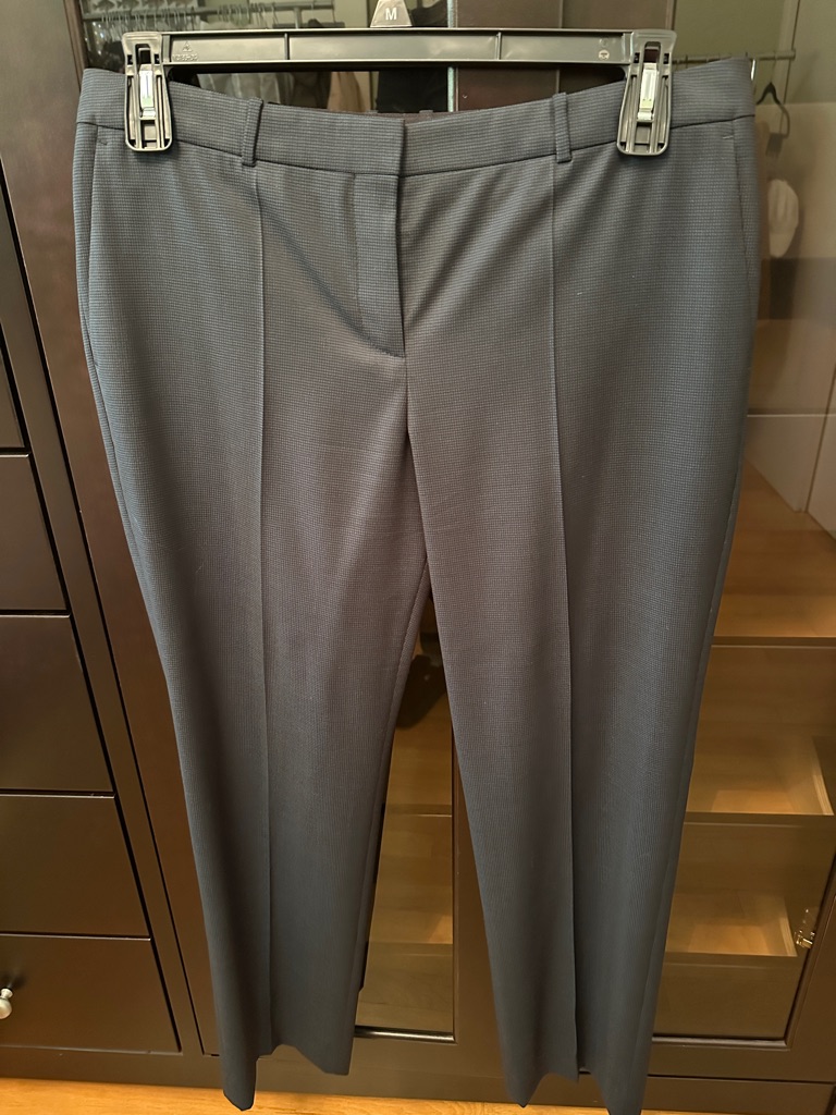 Classic Boss Tailored Houndstooth Dress Pants In Teal (See Listed Blazer) Too